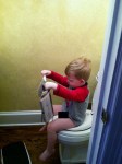 J reading on&nbsp;potty